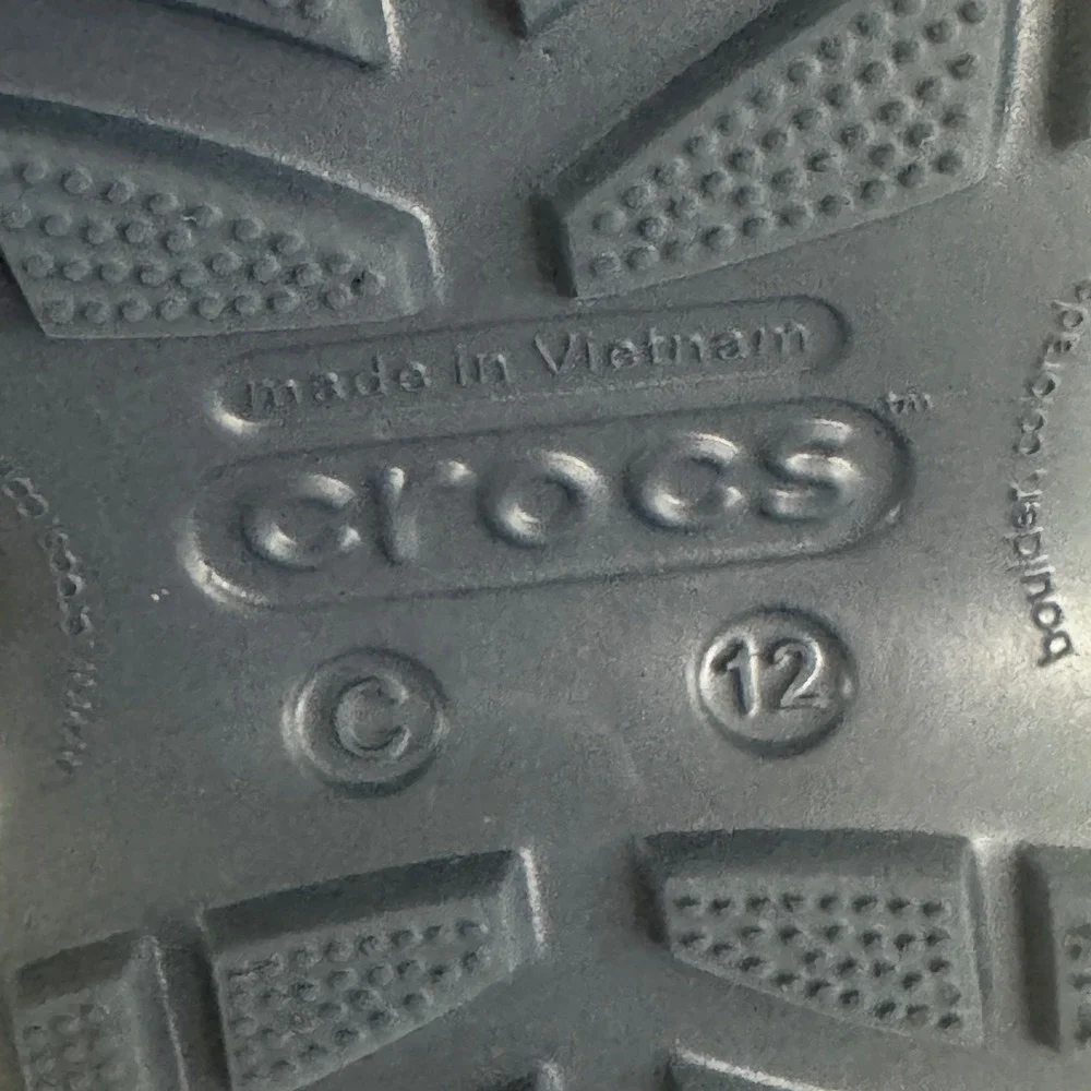 Crocs Handle It Rain Boot Kids C12 Navy Blue Waterproof Lightweight Pull On